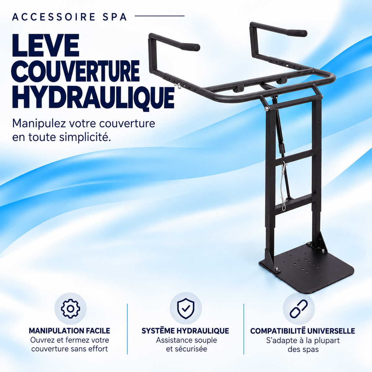 Lève-couverture hydraulique Rogue, seconde vue