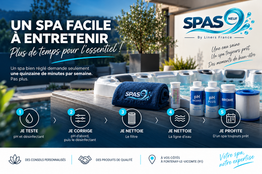 Entretien d'un spa : la routine en 15 minutes par semaine