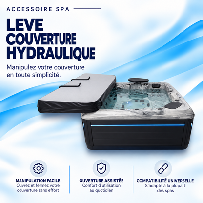 Lève-couverture hydraulique Rogue à structure acier noir