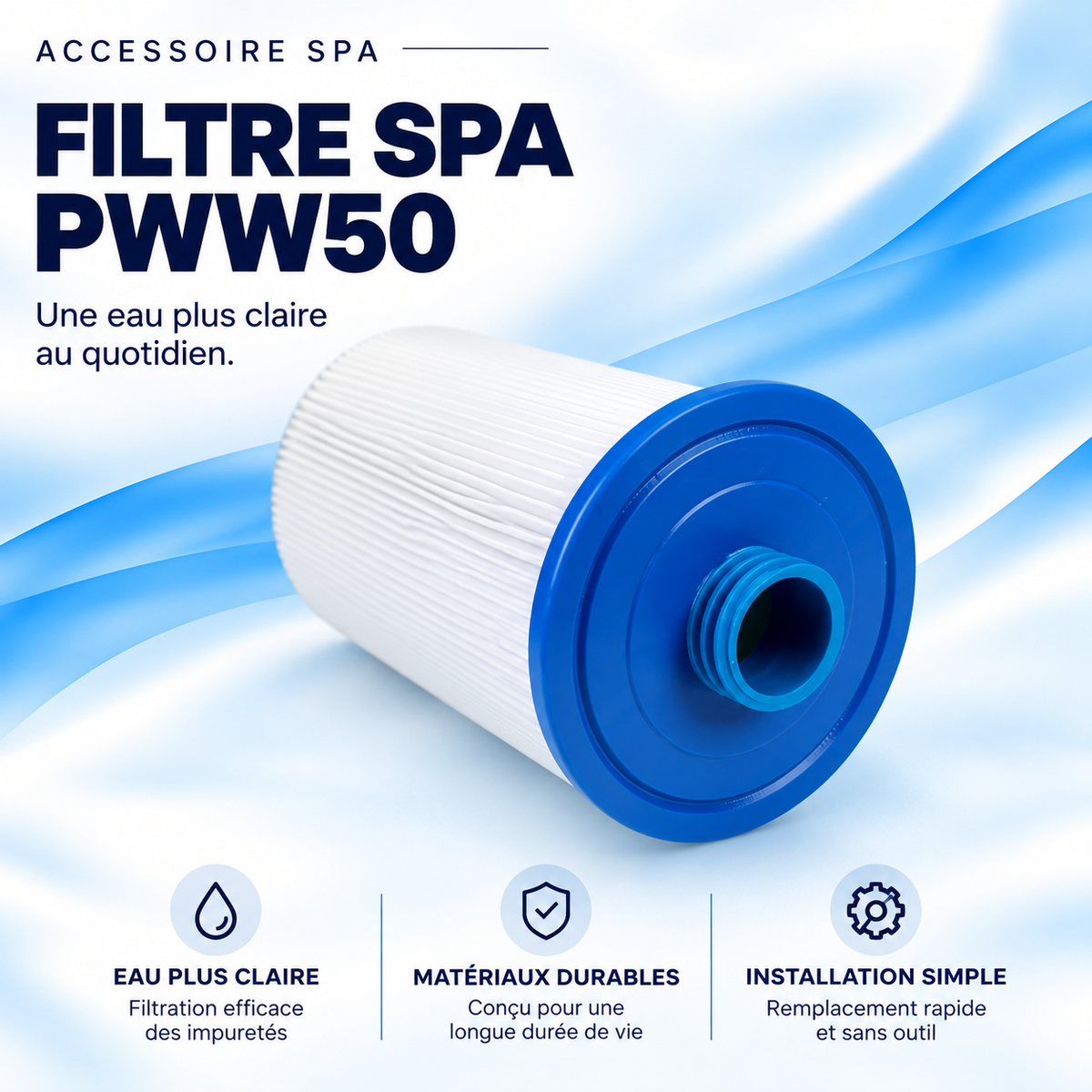 Cartouche de filtration de spa PWW50, seconde vue