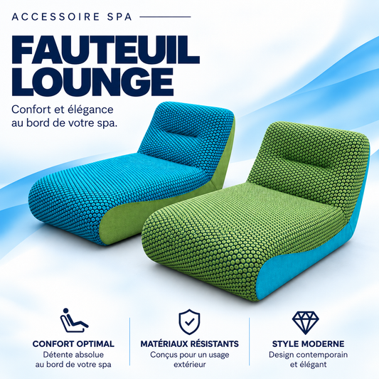 Fauteuil lounge d'extérieur pour spa